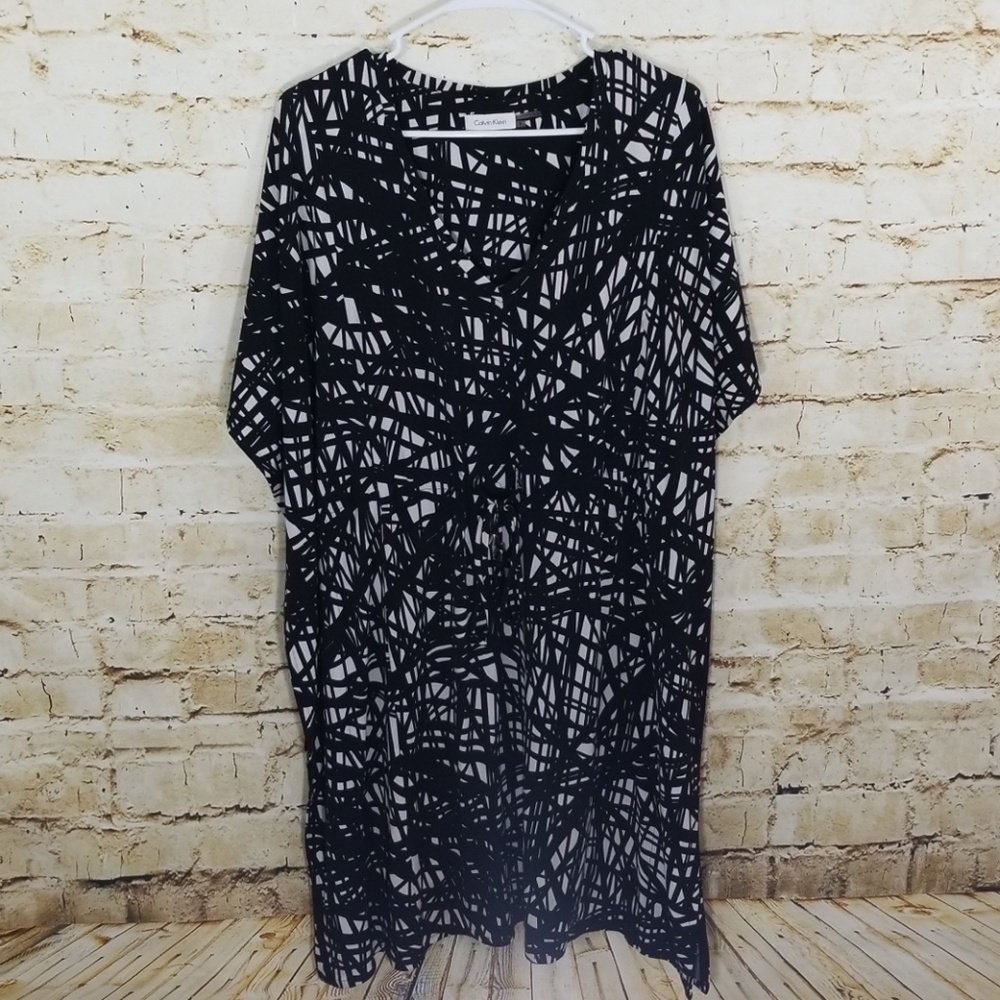 Calvin Klein V Neck Swimsuit Cover Up Size 8